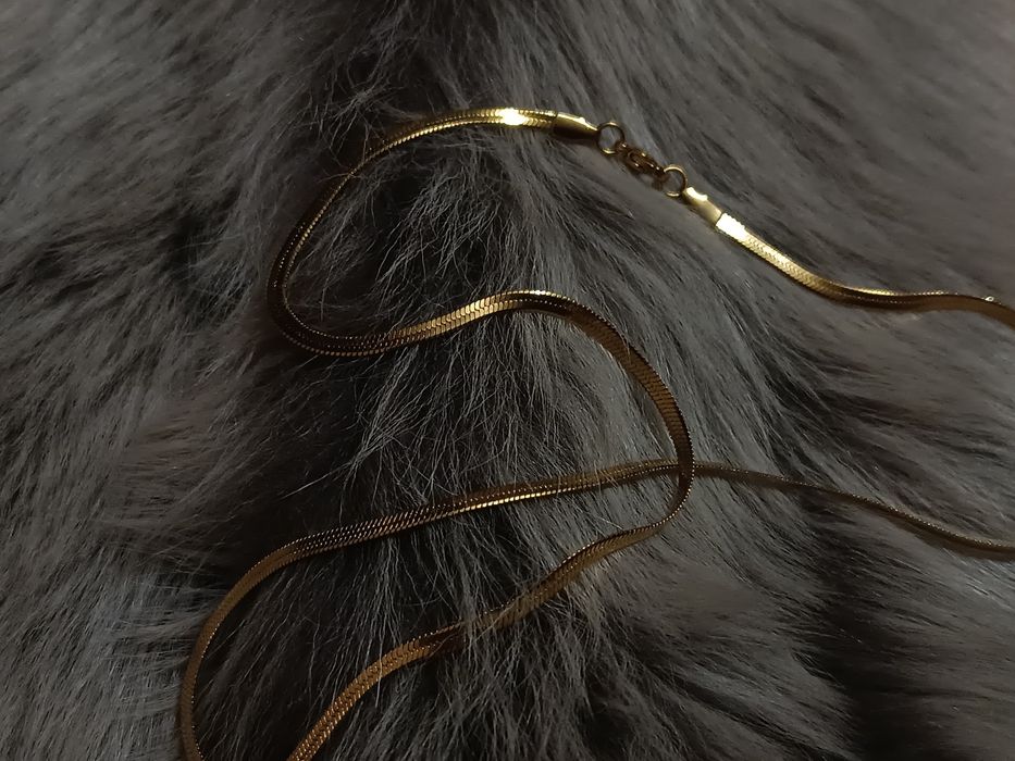 Сучасний золотий ланцюжок снейк/змійка, 3мм