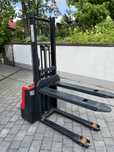 Wózek elektryczny masztowy podnośnikowy 1000 kg 160 cm + przedłużki