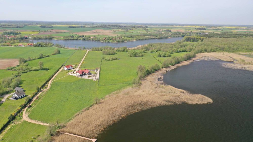 Krzywe, gm. Prostki Działka z linią brzegową Jeziora Stackiego