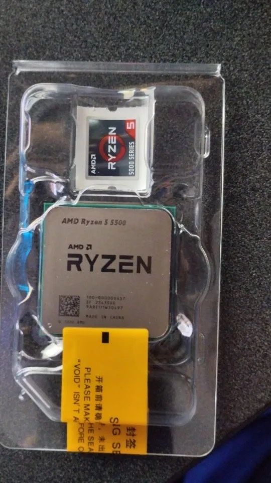 Процесор новий Ryzen 5 5500 новий гарантія