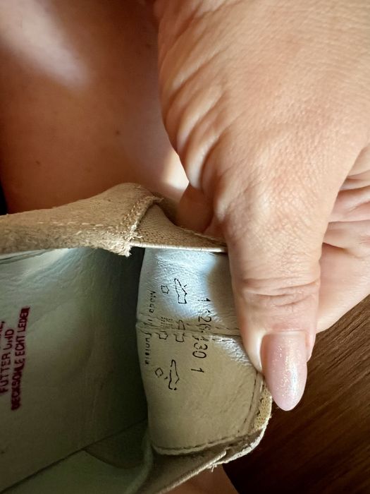 Комфортні туфлі з натуральної замши medicus німеччина, 38 розміру