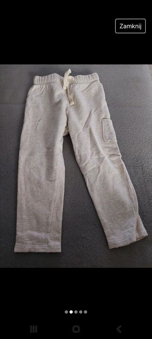 Spodnie dresowe jeansy 80 86 cm dla chłopca