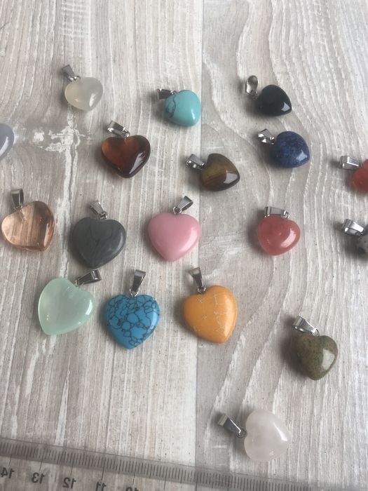 Serduszko kamień naturalny cudeńko