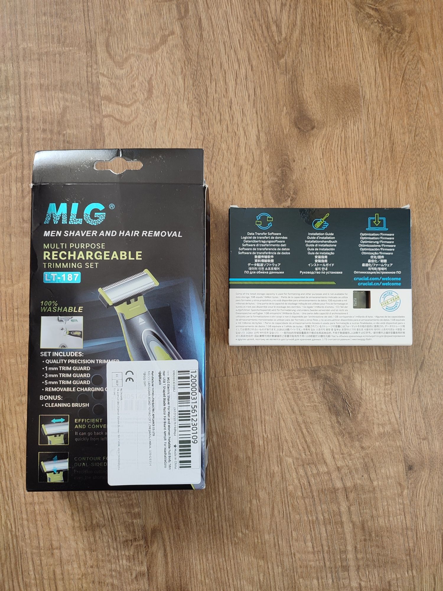 Golarka MLG LT-187 + Crucial P5 Plus 1TB. SSD M.2 NVMe, PCIe 4.0. Nowe