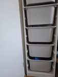 Ikea Trofast regał z pojemnikami 46x30x145