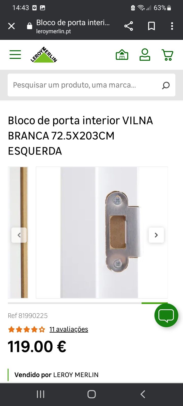 Portas novas, abertura esquerda