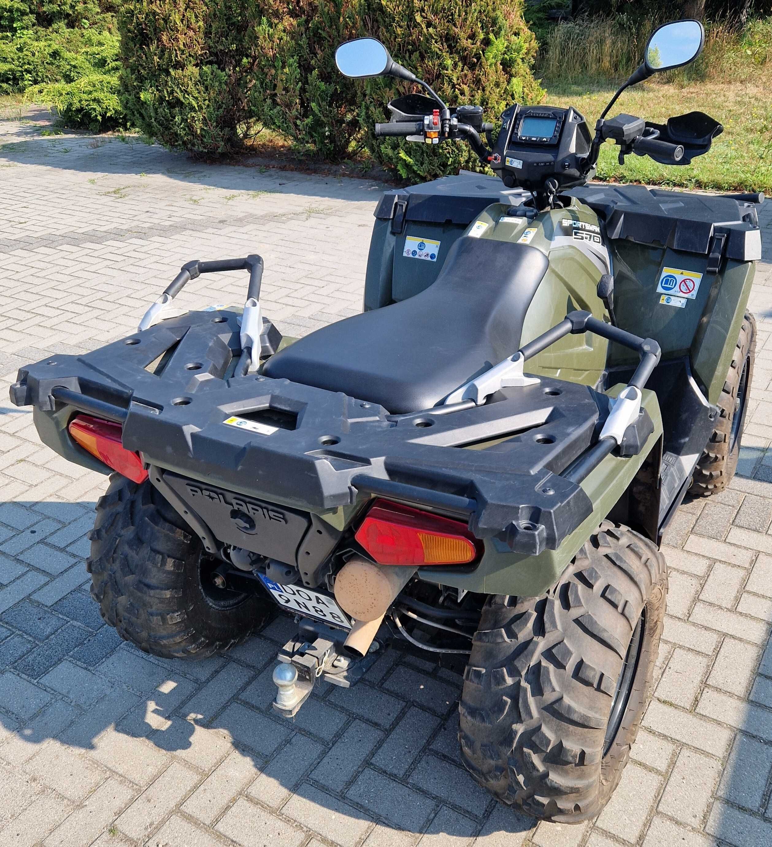 QUAD polaris sportsman 570 eps - ciągnik rolniczy 2019R - STAN BDB