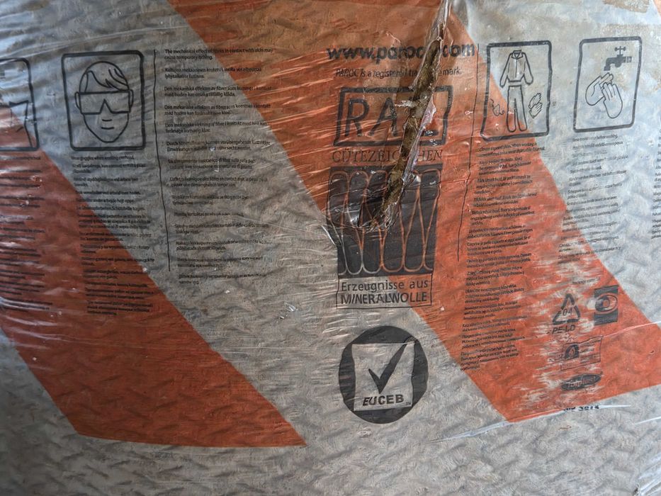 wełna mineralna do izolacji rur fi 508 mm grubość 10 cm 23 rolki