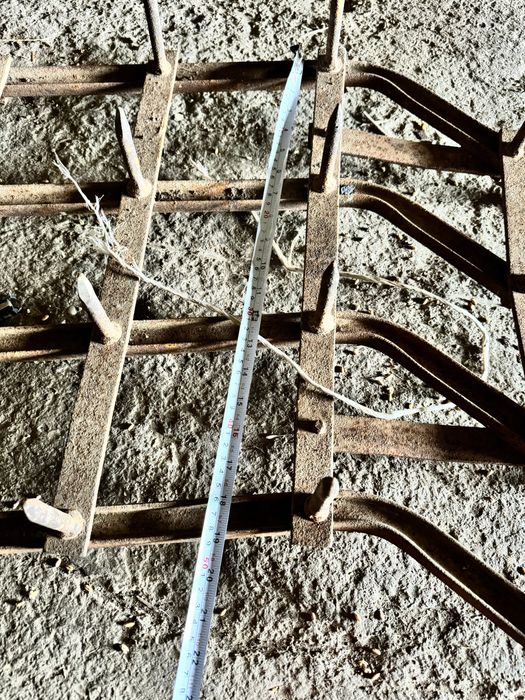 Борона зубчатая маленькая 75х50см