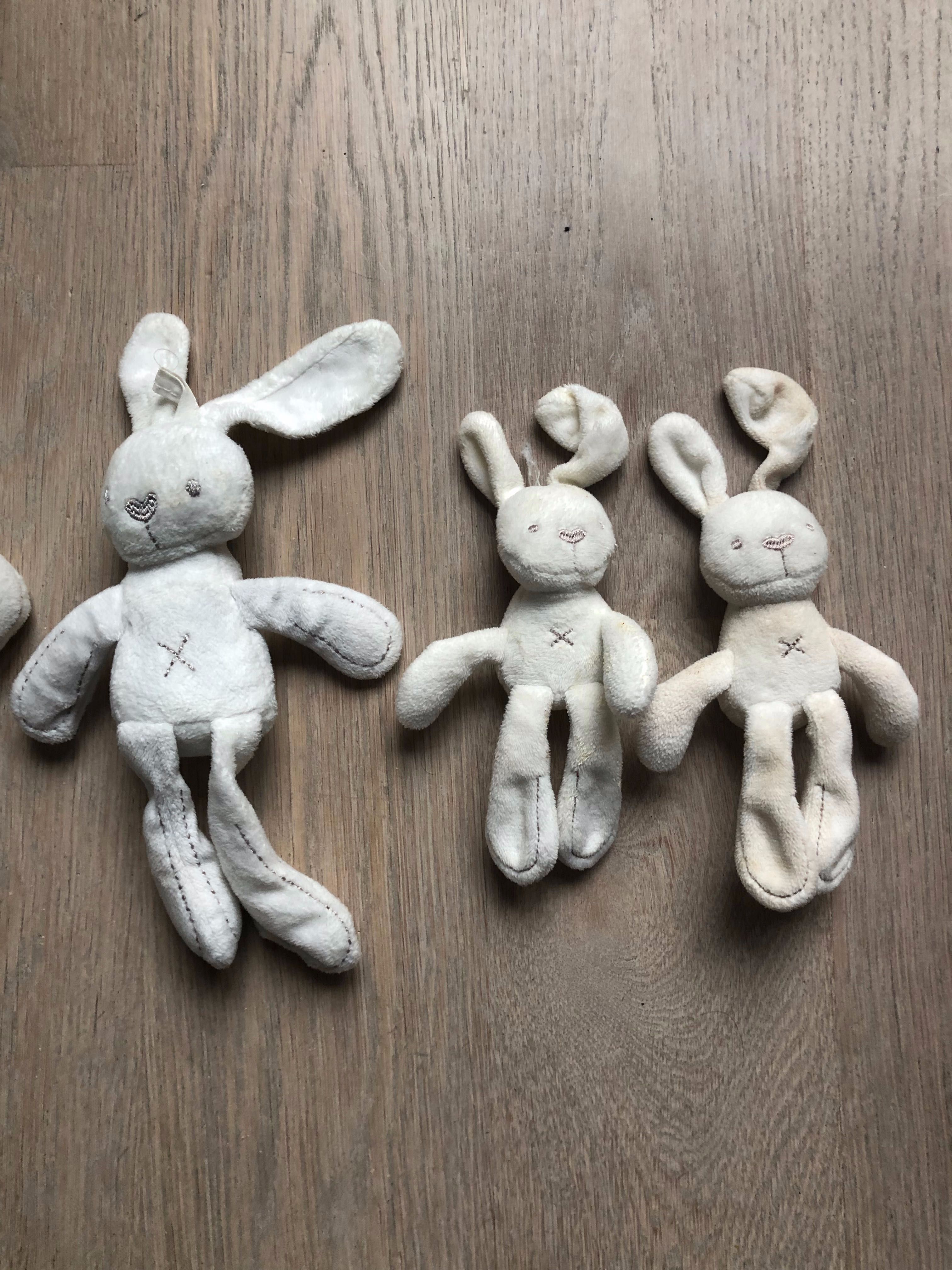 Maskotki MAMAS & PAPAS Rodzina 5 pluszowych królików dla dzieci