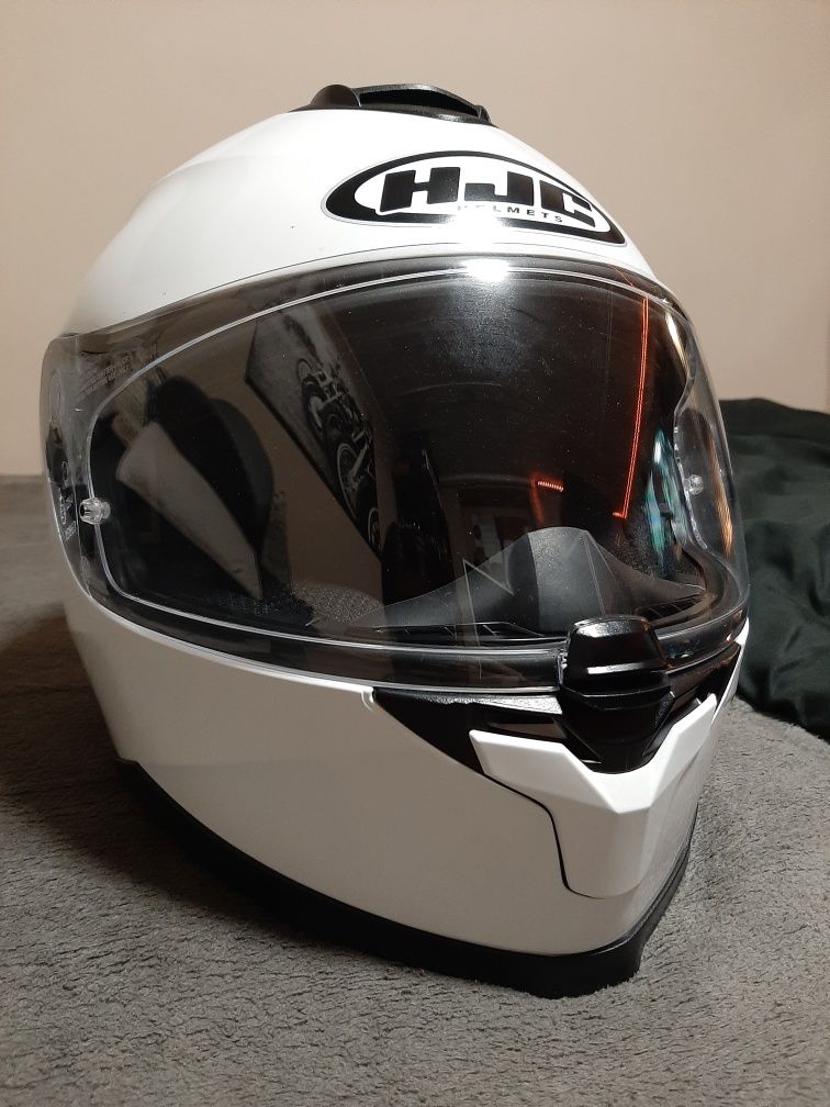 Kask motocyklowy biały HJC C70 L