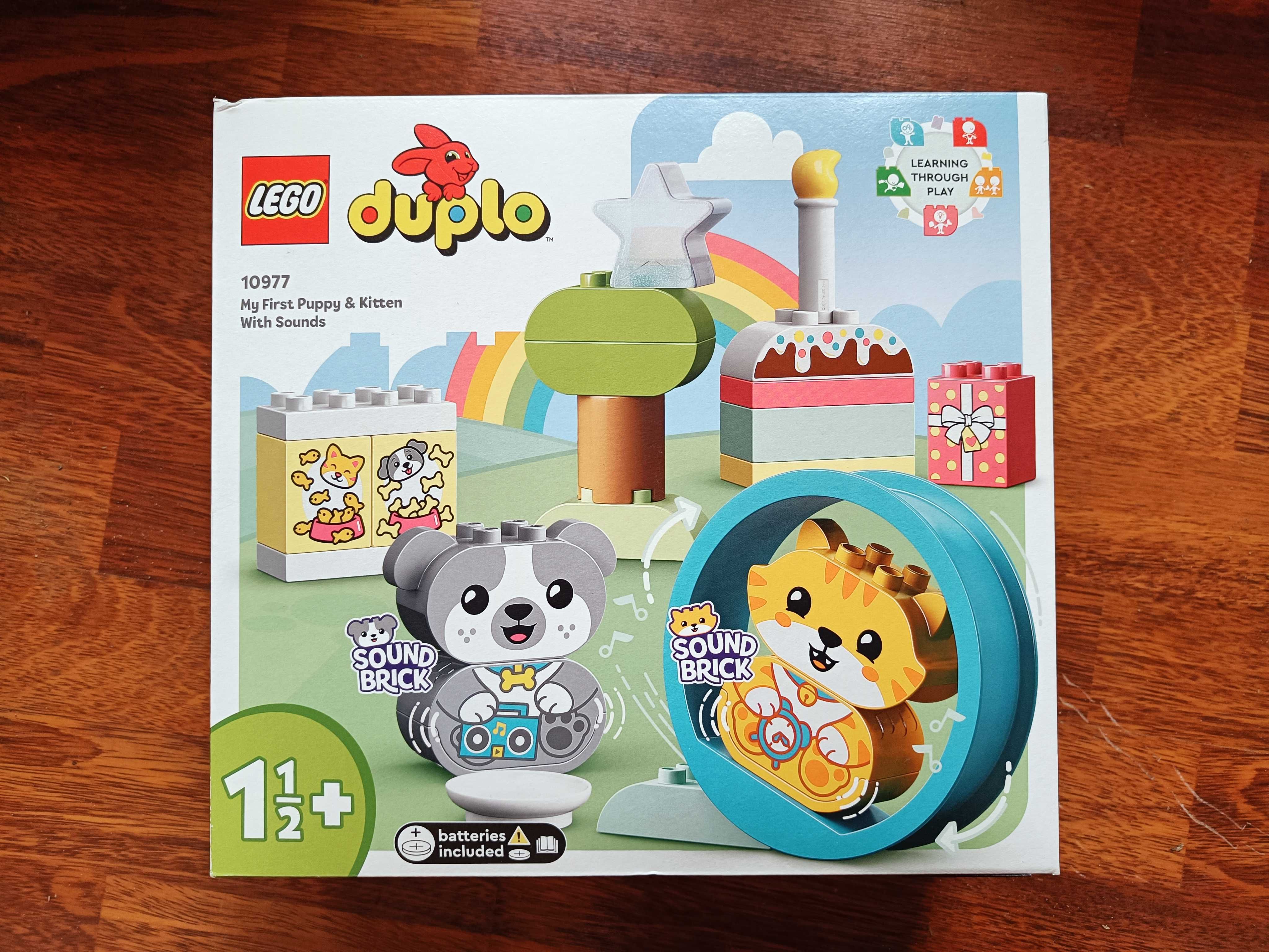 NOWE Klocki Lego 10977 Duplo Mój pierwszy szczeniak kotek z odgłosami