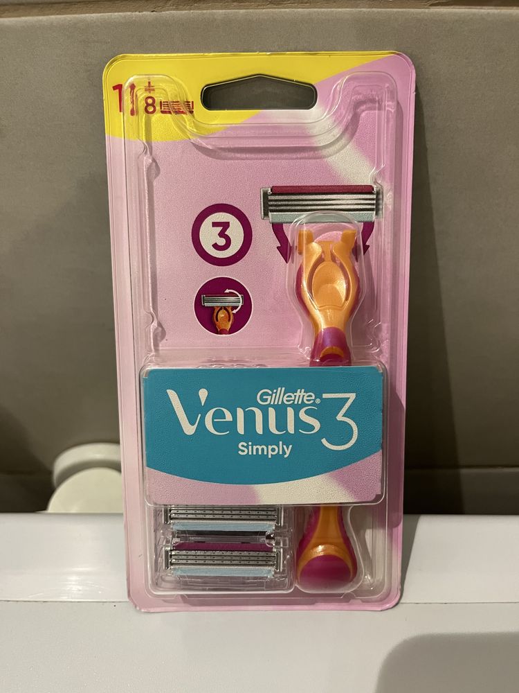Maszynka do golenia Gillette Simply Venus 3 +8 wkładow