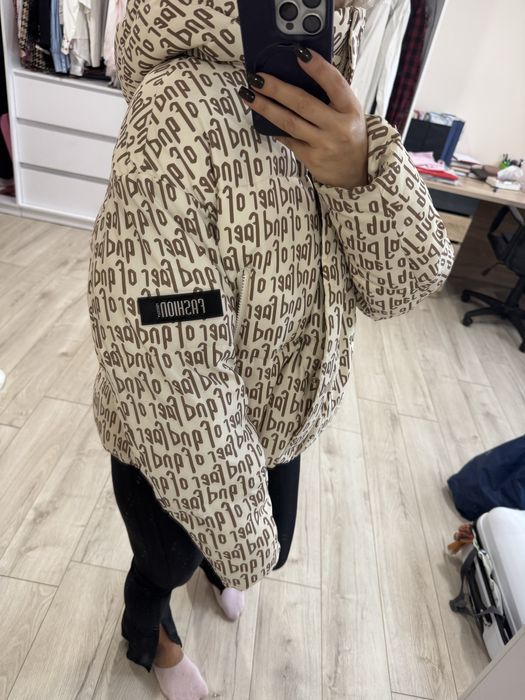 Куртка зима бежева