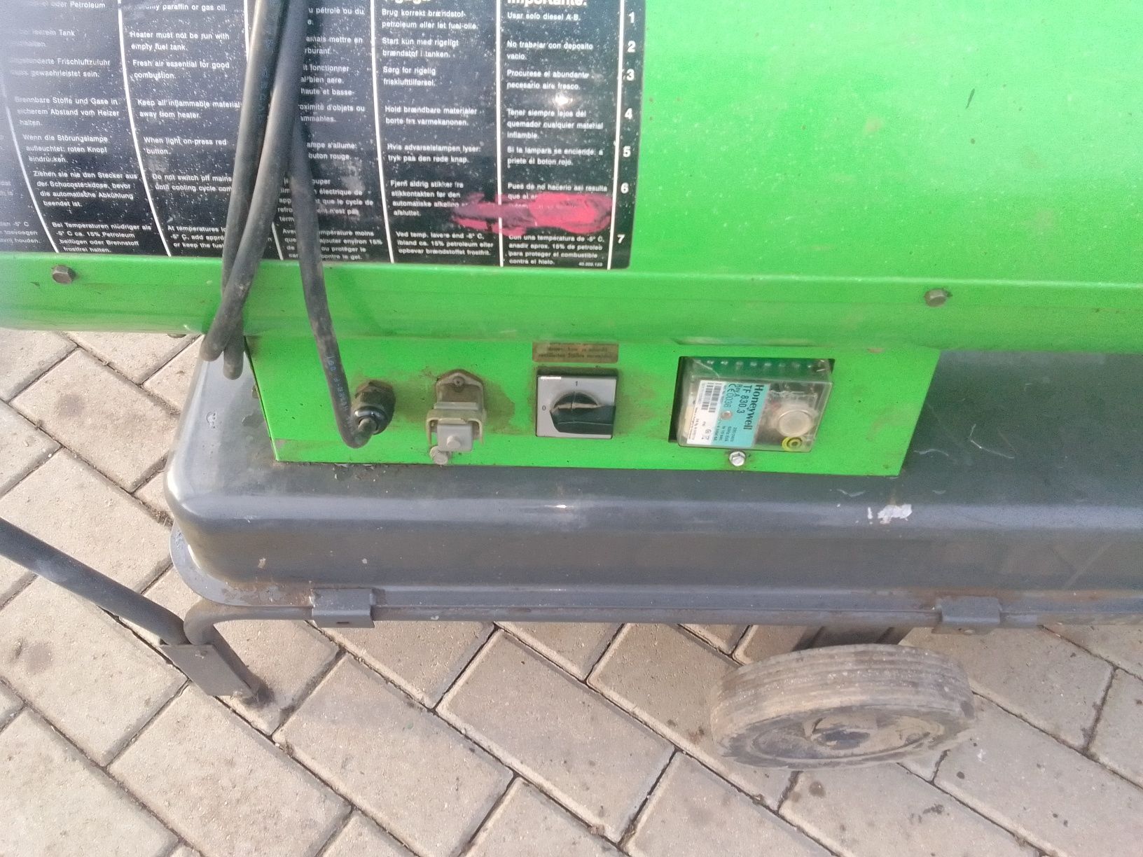 Nagrzewnica spalinowa Remko 29 kw