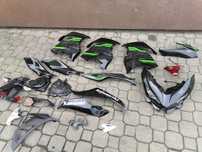 Kawasaki ninja 400 ex400 wydech wahacz lampa owiewka bok bak z 300 400