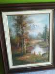 Quadro pintado a óleo