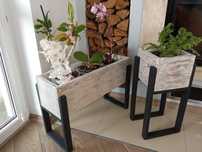 Nowe donice drewniane hand made
