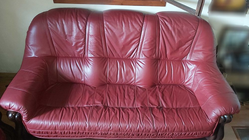 Zestaw mebli skórzanych Wanat