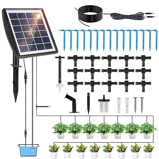 Automatyczny solarny system do podlewania kwiatków, nowy