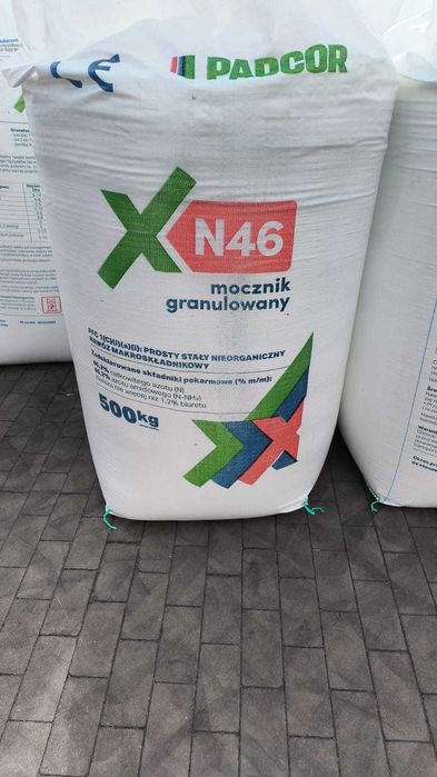 Mocznik granulowany N46 500 KG uniwersalny nawóz azotowy