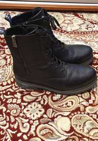 Женские кожаные зимнии сапоги ботинки Remonte  26 см по стельке