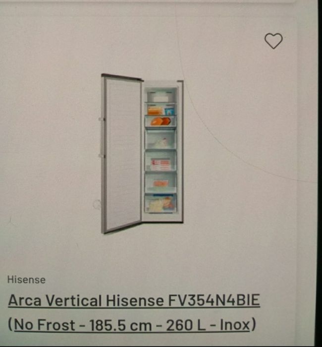Freezer vertical novo
