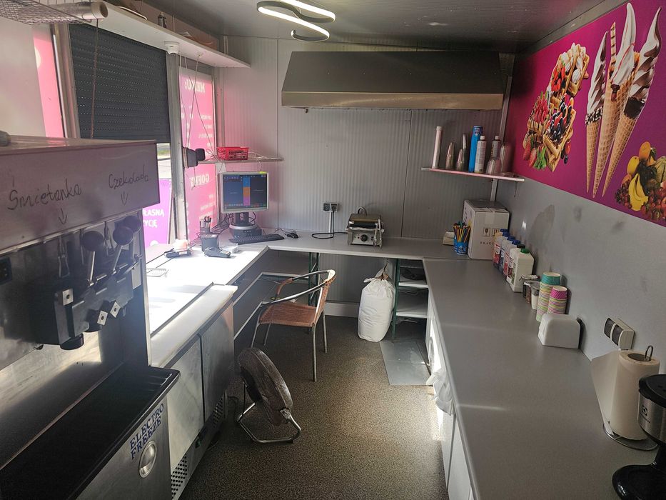 Sprzedam Biznes Lodziarnie Stargard ,Kontener Gastronomiczny