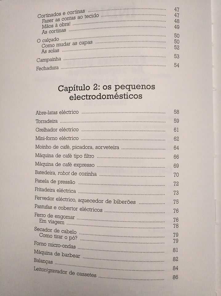 Livro sobre Reparações em casa