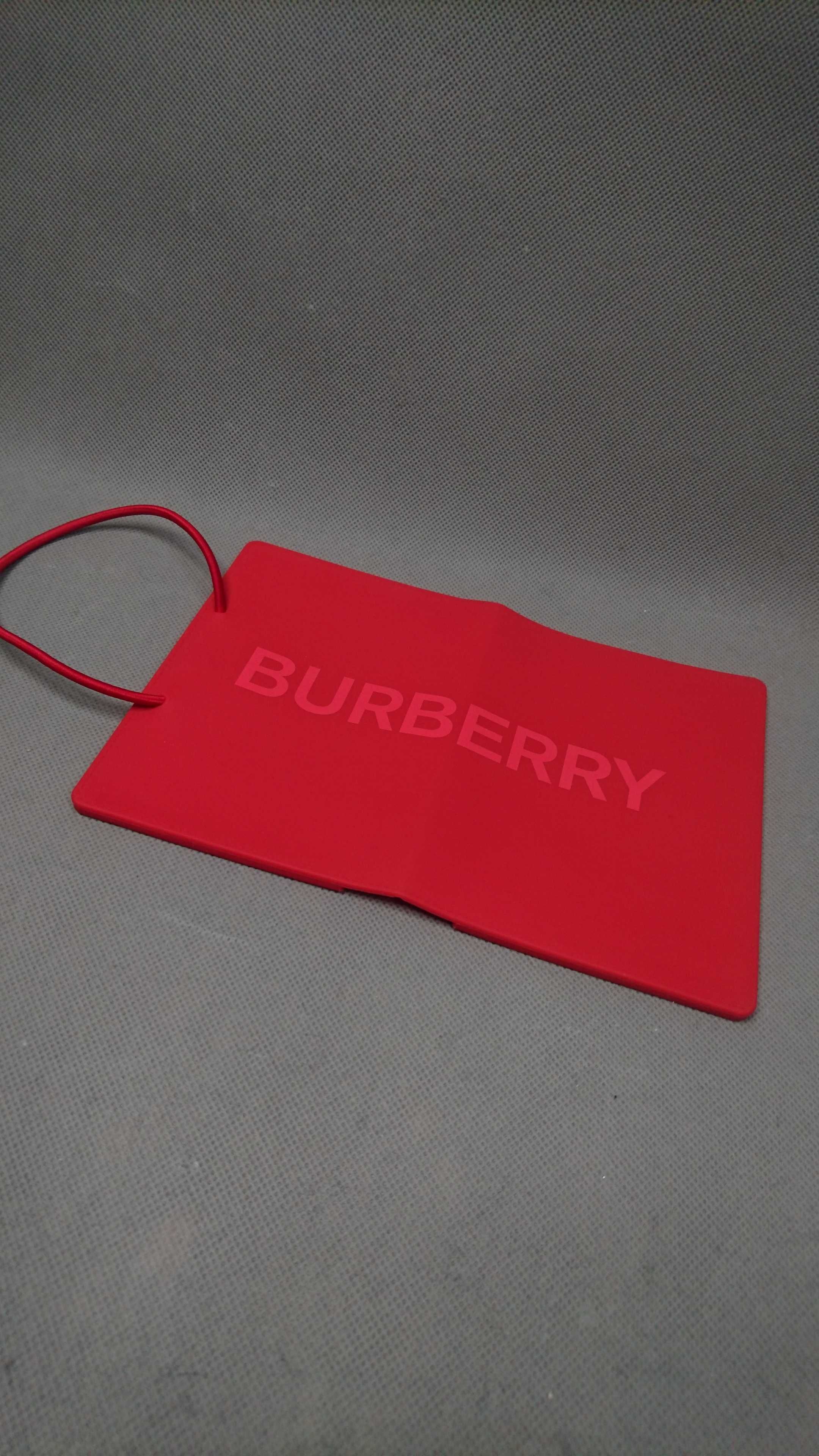 Burberry Passport Holder Red Cardholder