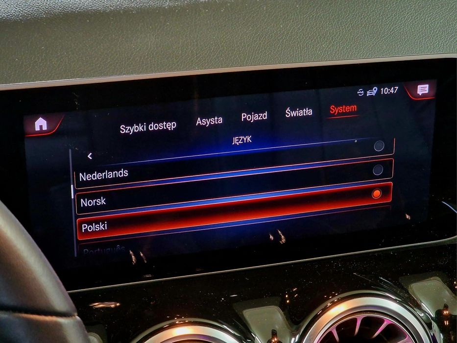 Konwersja Mercedes z USA/Kanady/Japonii DOJAZD