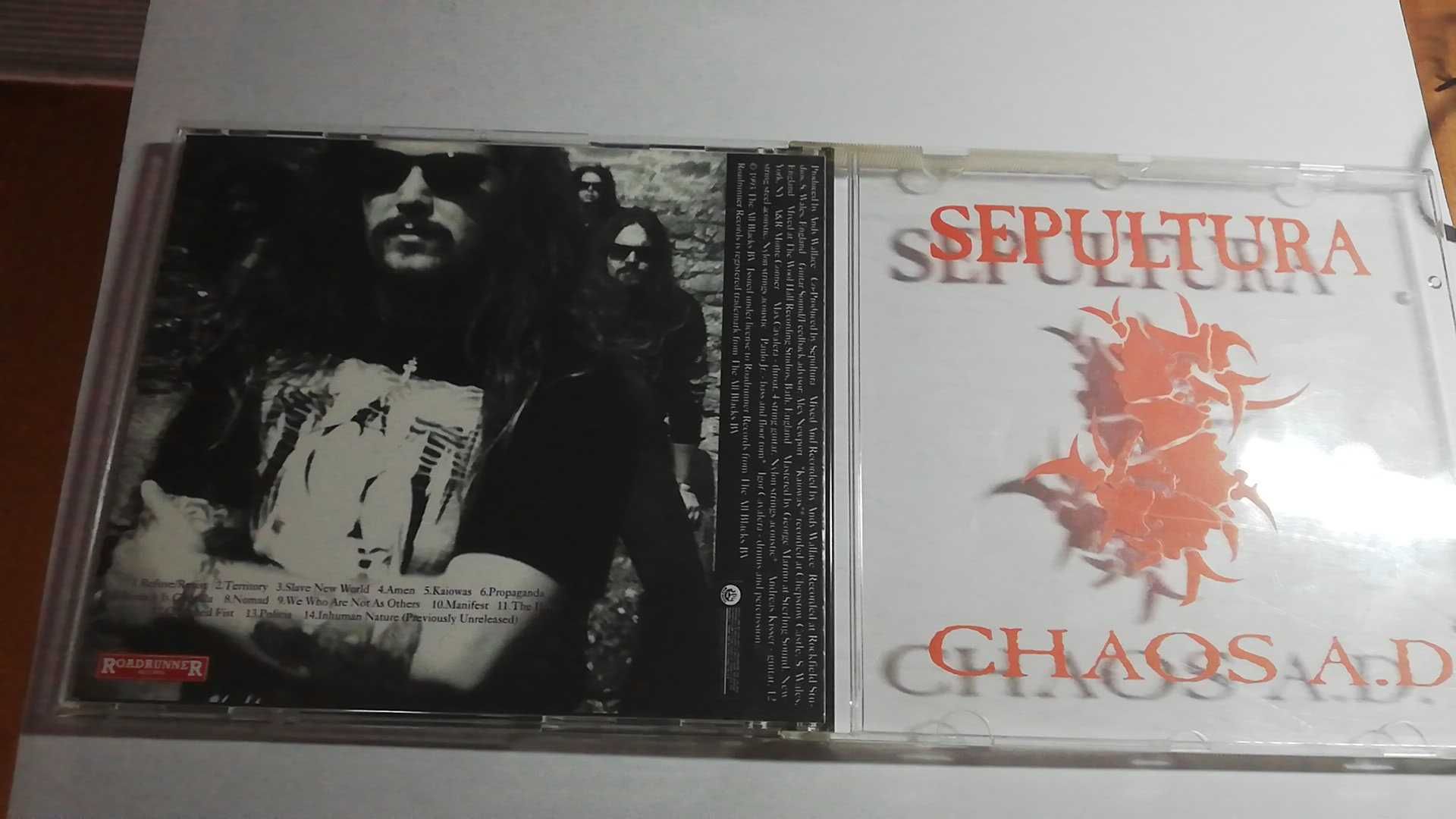 Edição especial do álbum Chaos A.D dos Sepulura., de Setembro de 1993