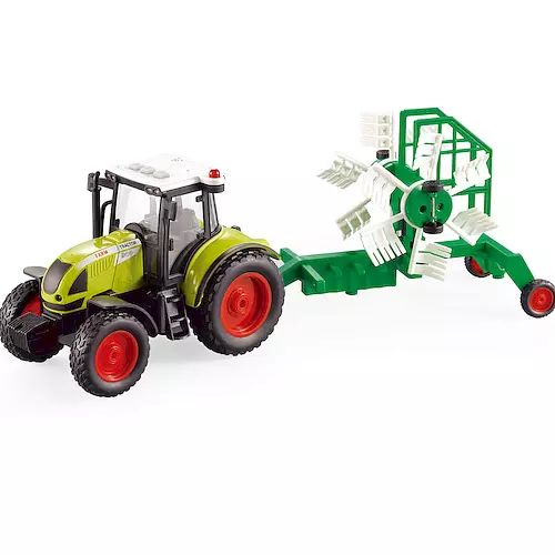 Traktor mówiący z przyczepą. Anek