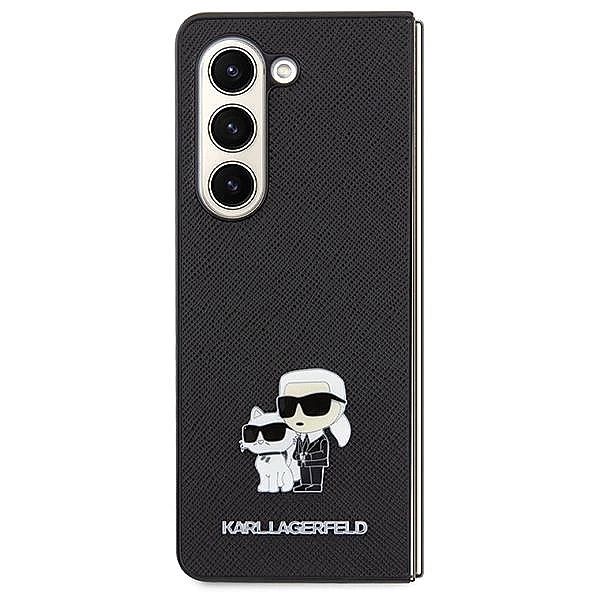Etui Karl Lagerfeld Saffiano Karl&Choupette Pin na Samsung Galaxy Z Fo