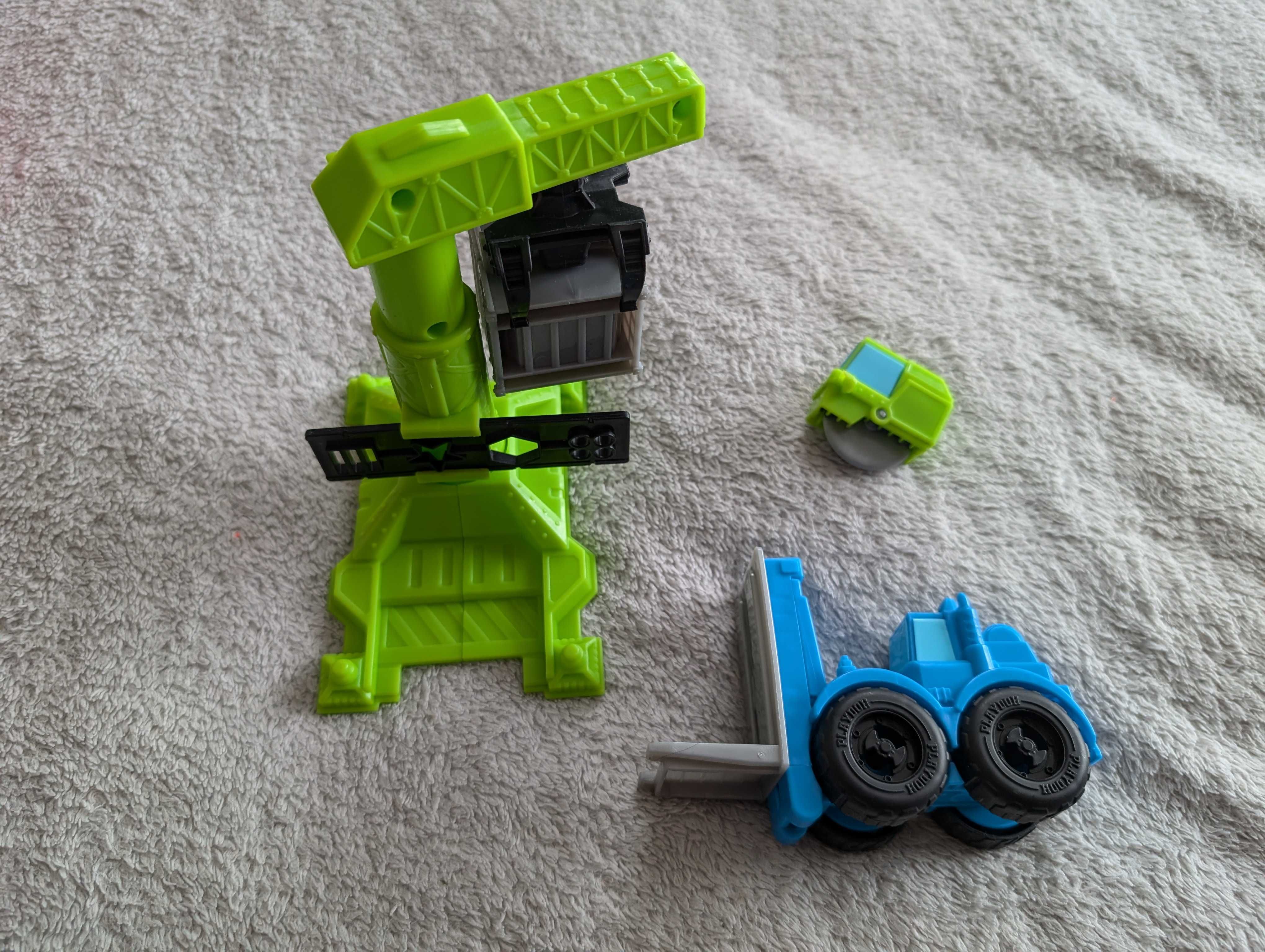 Zestaw do ciastoliny Play Doh Wheels dźwig żuraw i wózek widłowy