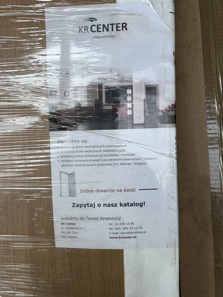 Drzwi wewnetrzne 80 z ościeżnicą nowe