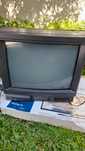 Televisão a funcionar