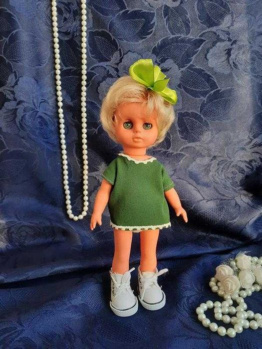 1970-е! VEB Puppenfabrik Elsterwerda кукла ГДР винтаж 23 см куколка