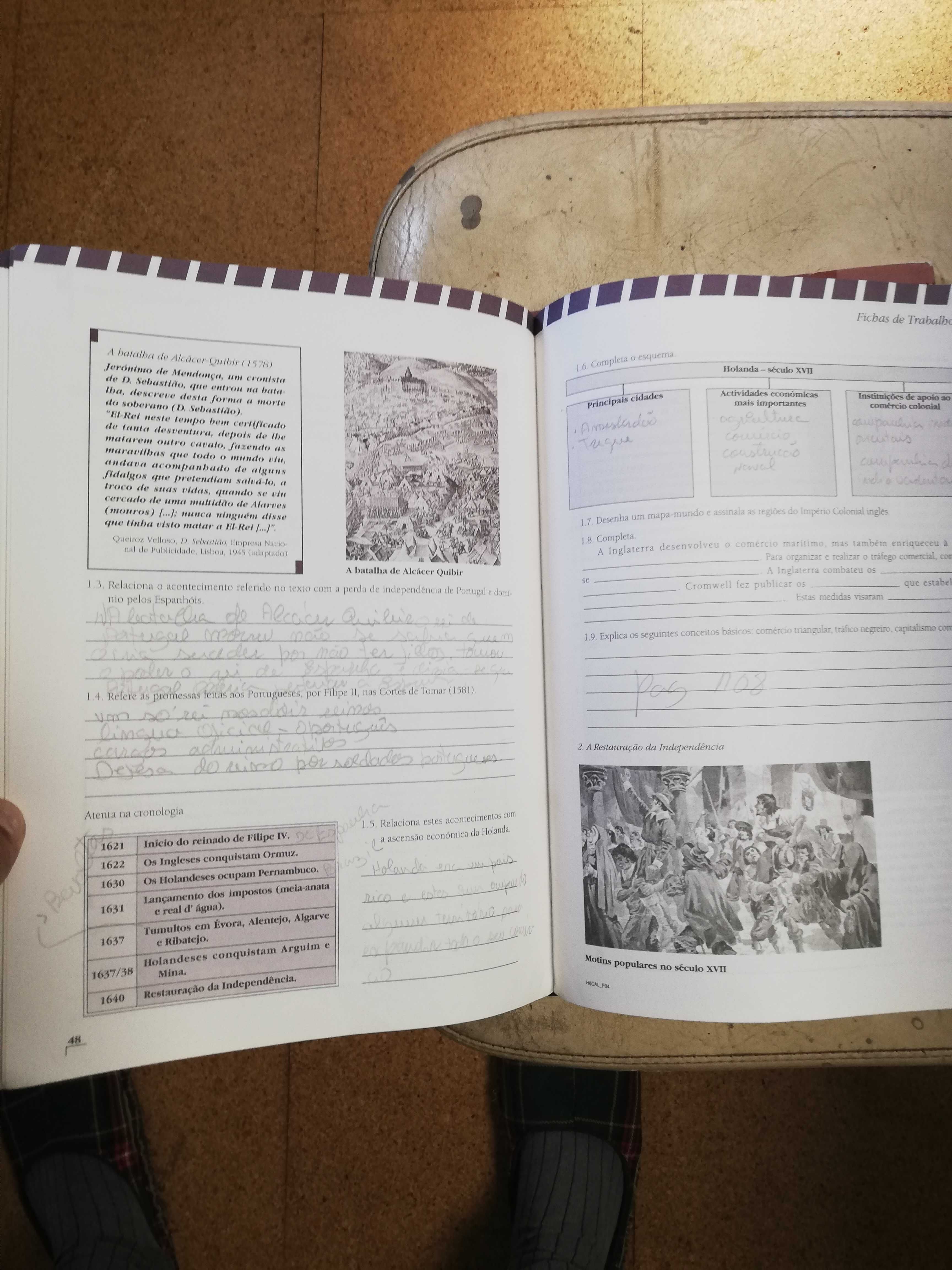 História 8° ano - Caderno do aluno