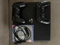 Playstation 4 Pro 1TB + 2 pady i gry