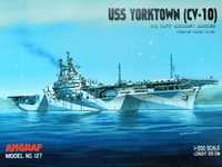 Model kartonowy Angraf 127:  Lotniskowiec USS Yorktown (CV-10)