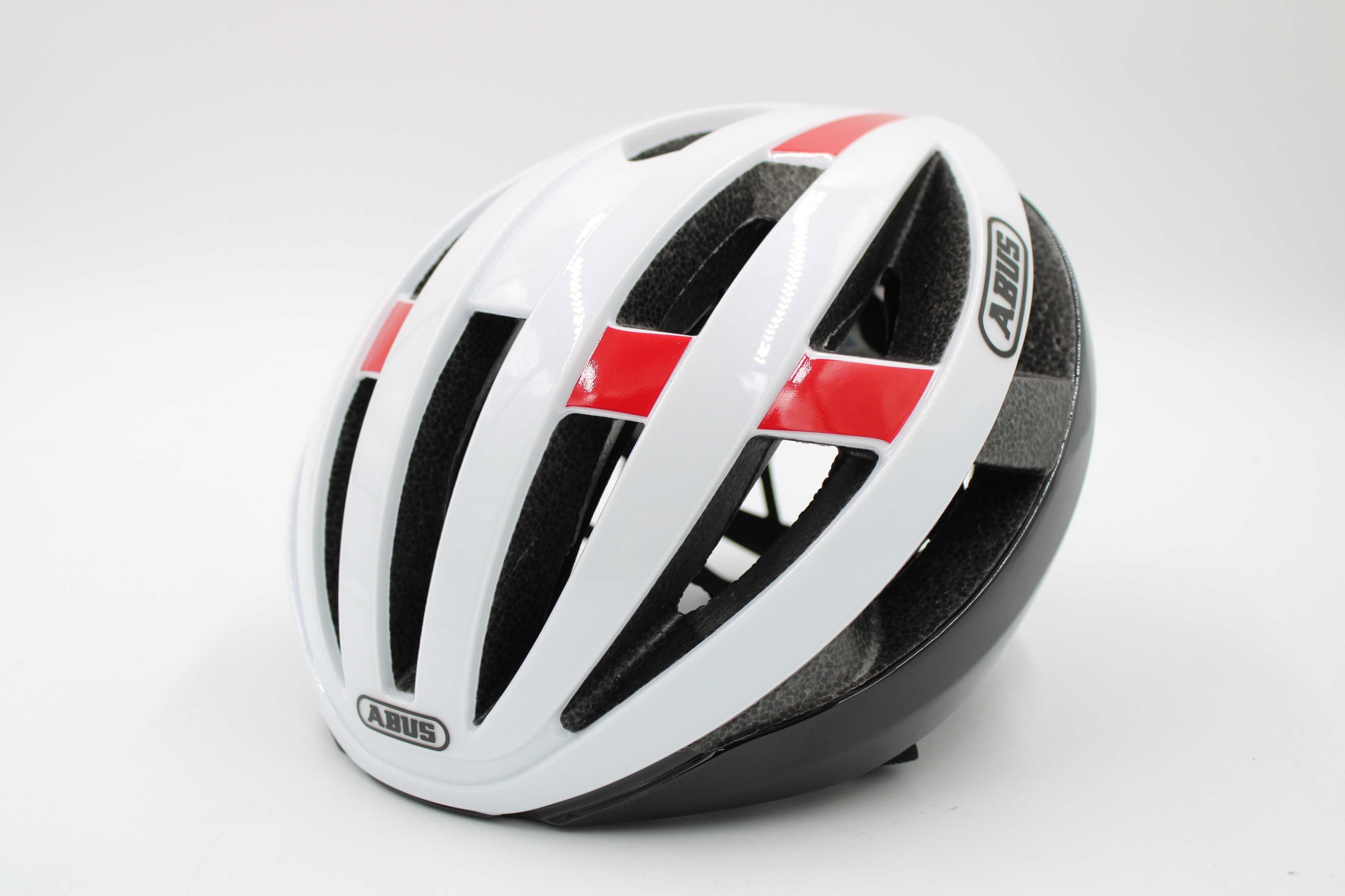 Kask rowerowy szosowy Abus Viantor r.S 51-55cm 250g blaze red