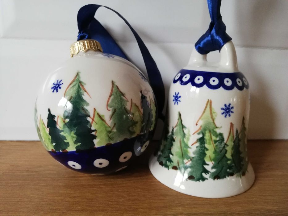 Duże bombki Ceramika Bolesławiec