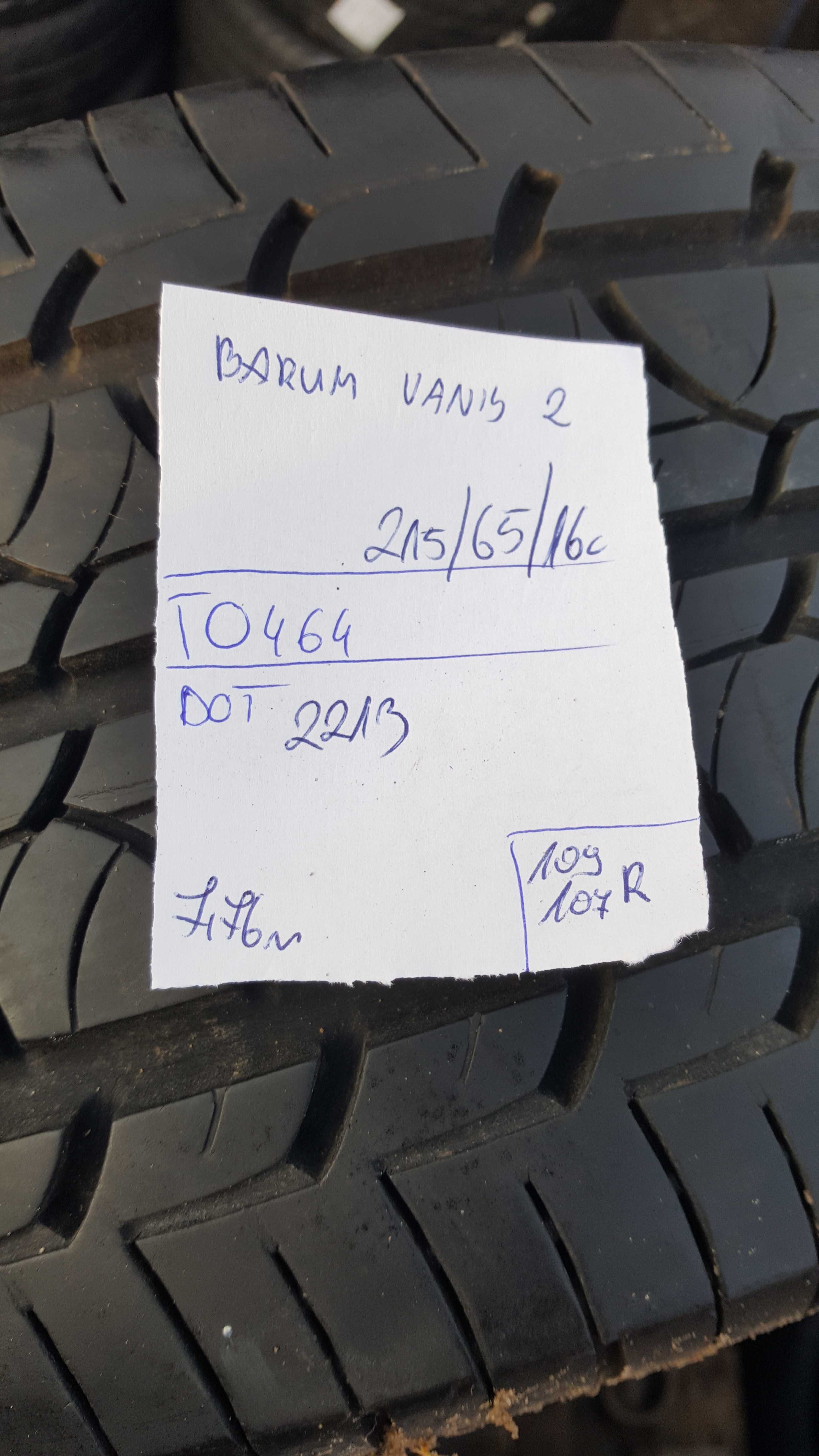 Barum 215/65 r16C Vanis 2 /// 7,75mm!!!