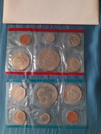 Set 12 monet Usa, half dollar Kennedy rok 1978