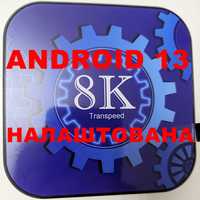 TV Box Transpeed 8K 4/64 RK3528 Android 13 Смарт ТВ Бокс Приставка