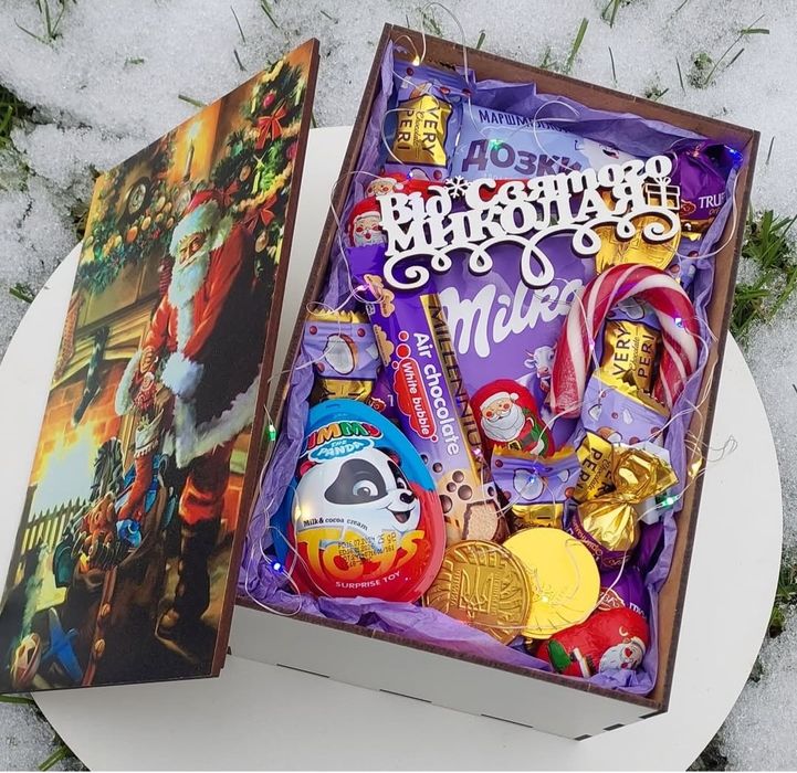 Дитячий подарунок,подарунок на Миколая,солодкі букети