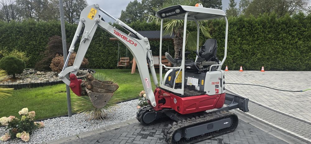 Minikoparka takeuchi  Niemcy Mocna koparka