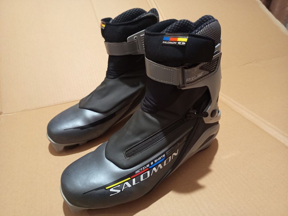 Черевики до бігових лиж Salomon Active 8 Skate SNS Pilot. Розмір 45.
