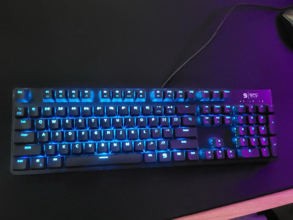 Klawiatura gamingowa SPC Gear GK540 Magna Kailh Blue RGB- stan idealny